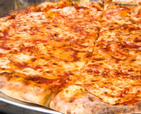Authentic New York City Italian style pizzeria pizza pie our food stories